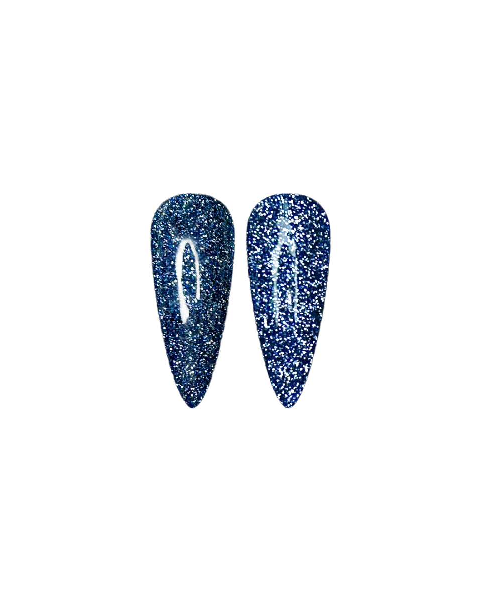 Kék reflektív gél lakk - Disco 10 - 15 ml (3)