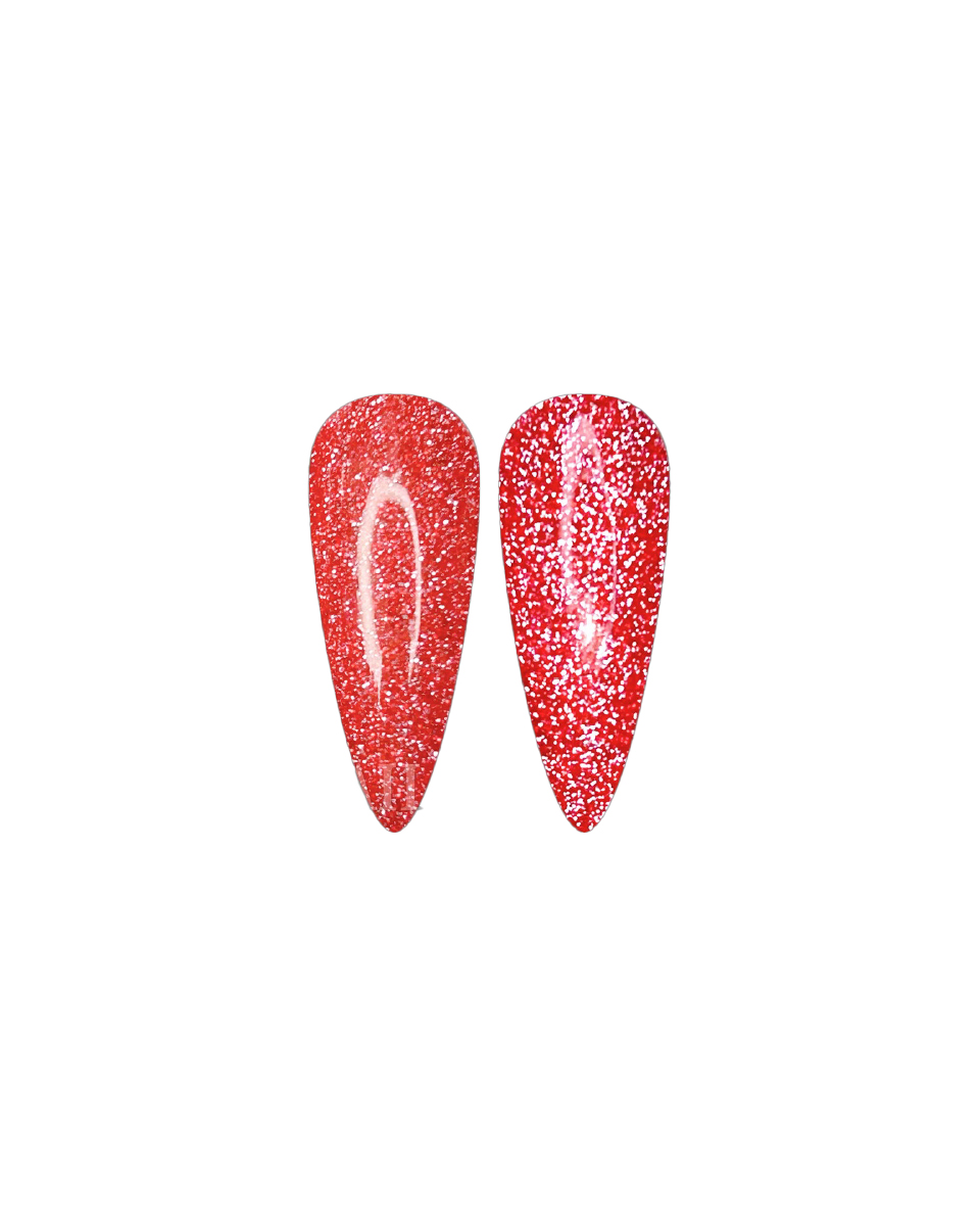 Piros reflektív gél lakk - Disco 14 - 15 ml (3)