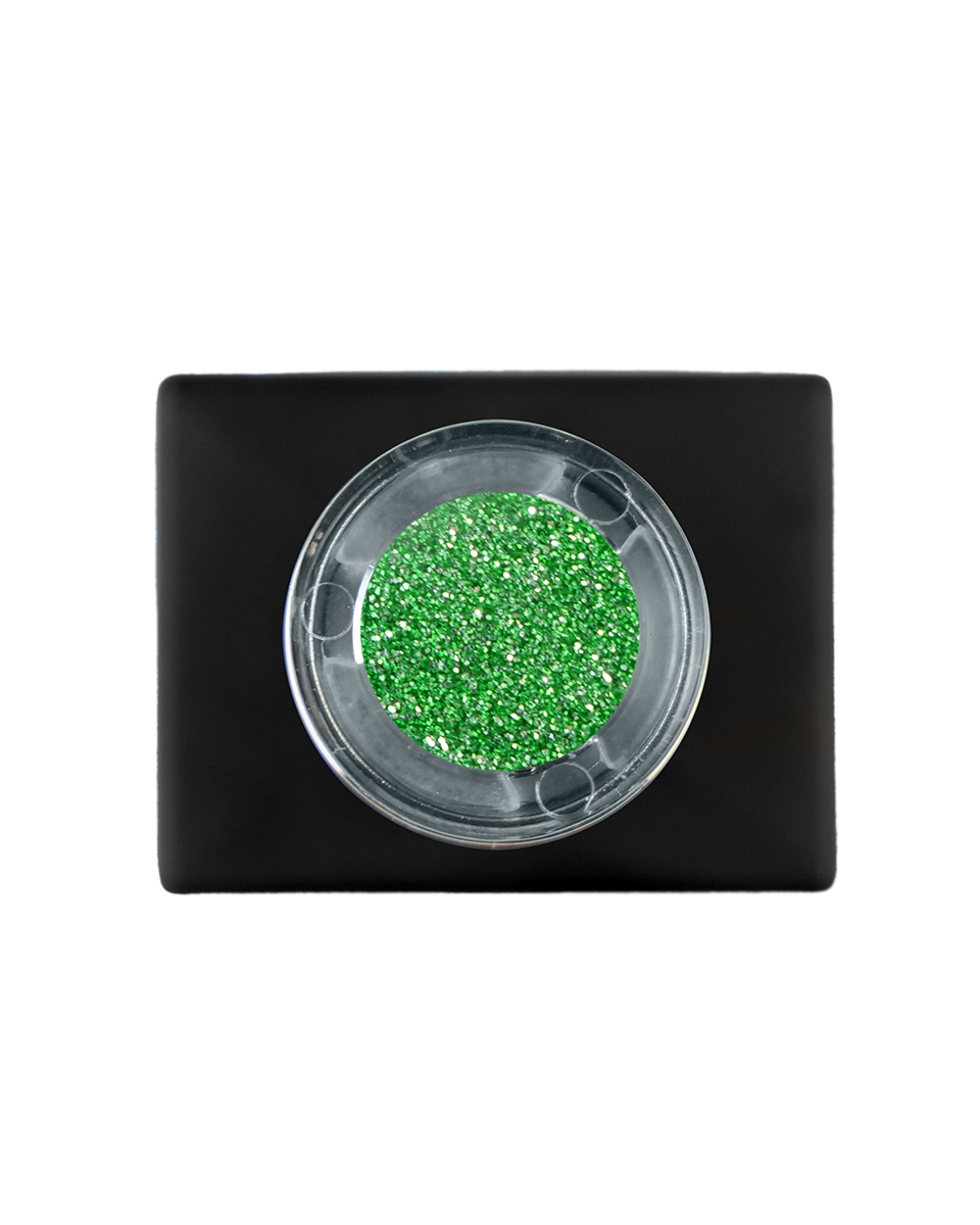 Zöld reflektív gél lakk - Disco 01 - 15 ml (2)